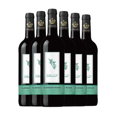 中粮名庄荟法国干红葡萄酒督维庄园经典750ml*6支/瓶 整箱装原瓶进口