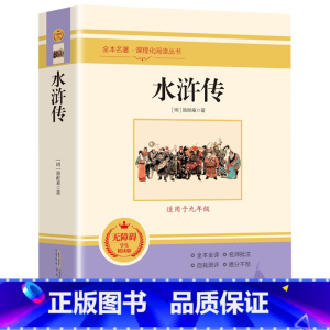 水浒传 [正版]朝花夕拾西游记原著骆驼祥子海底两万里昆虫记钢铁是怎样炼成的艾青诗选水浒传简爱儒林外史初中七八九年级全套课