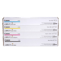 墨粉/硒鼓/油墨 佳能/CANON NPG-71 粉盒 标准版 72000页 4支