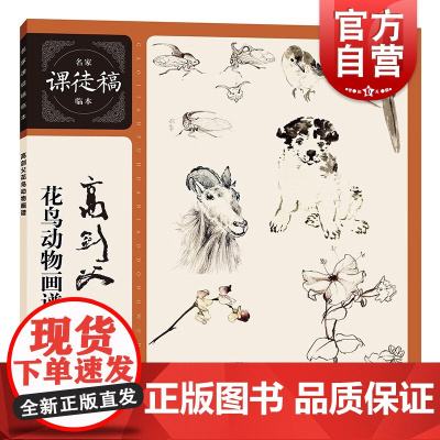 高剑父花鸟动物画谱 名家课徒稿临本写生新国画探索上海人民美术出版社岭南画派创始人国画大师绘画技法指导