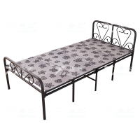 臻远 ZY4052508 钢木床简易折叠床单人床四折 宽1米银彩 1张