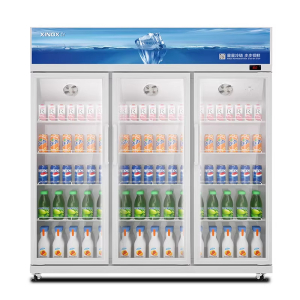 星星(XINGX) LGC-1500FYE 大容量商用冷藏饮料柜二级能效风直冷冷藏两门立式展示柜饮料柜