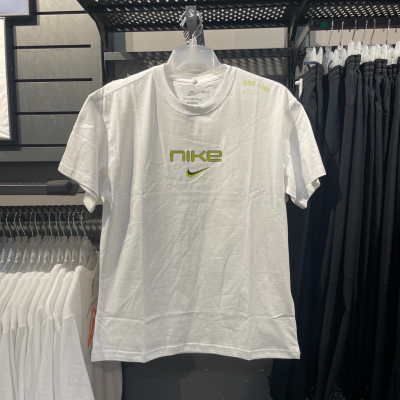 NIKE耐克短袖T恤运动休闲舒适透气针织圆领男装FZ5416-100 D