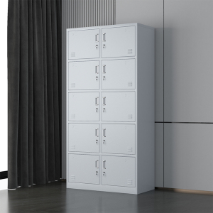 中豫鑫泽ZYXZ4071963铁皮更衣柜储物柜寄碗柜 10门更衣柜(加厚款)