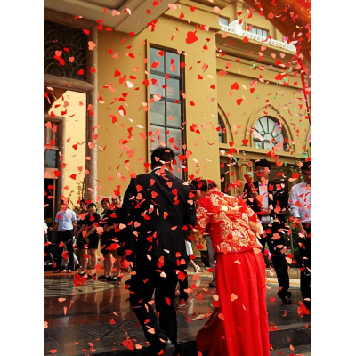 婚庆用品米魁大全结婚礼炮喜字手拧礼花炮彩带礼花筒玫瑰手持礼炮婚礼