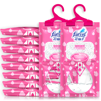 花仙子除湿袋回南天干燥剂吸潮水衣柜防霉神器吸湿盒防潮剂可挂200g*12袋