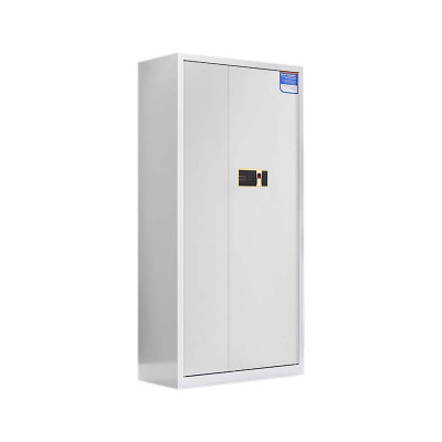 豪利特保密柜财务档案柜文件柜办公室资料储物柜保险柜通体白色-指纹密码锁