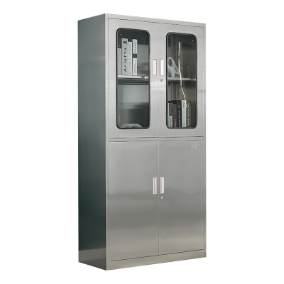 缑氏不锈钢文件柜档案柜资料柜储物柜器械柜仪器柜304全不锈钢等器柜