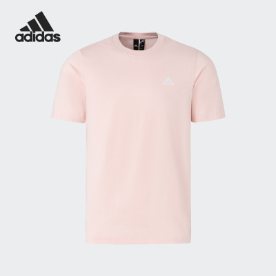 adidas/阿迪达斯短袖T恤运动休闲透气针织圆领男女上衣IT4338 D