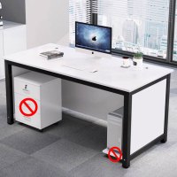 质凡办公桌电脑桌简约现代书桌大桌子工作台单人桌 120*60*70mm