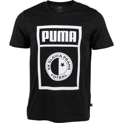 彪马(Puma)男士运动T恤舒适透气经典印花设计支持球队标志款式