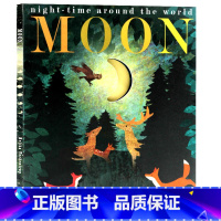 [正版]Moon月亮 英文原版科普绘本 儿童英文早教亲子阅读洞洞书 英语自然拼读绘本 大自然的秘密系列 平装大开 挖洞