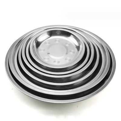 欧时佳不锈钢果皮盘 垃圾盘 加厚 可定制LOGO 直径24CM 个