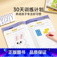 [全套6本]专注力一日一练 [正版]专注力一日一练幼儿数学逻辑思维迷宫拼音记忆力训练全脑开发益智儿童黄金期左右脑开发幼儿
