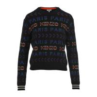 高田贤三(Kenzo)羊毛针织套衫男童圆领长袖罗纹袖口舒适休闲运动