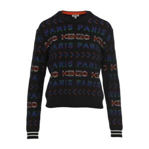 高田贤三(Kenzo)羊毛针织套衫男童圆领长袖罗纹袖口舒适休闲运动