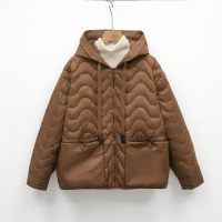 冬季新款90白鸭绒纯色百搭款时尚宽松简约外套羽绒服女_3666