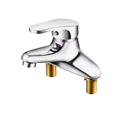 历途科技 洗手池面盆水龙头 双孔 个