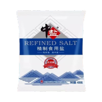 中盐 精制食用盐(未加碘)400g