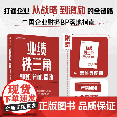 业绩铁三角 预算 分析 激励 冯月思著 张新民 钱自严 李祖滨 郑毓煌 李利威等 打通企业从战略到激励的全链路