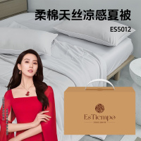 东纺拾光 ES5012 柔棉天丝 凉感夏被200*230cm 深浅灰色(单位:条)