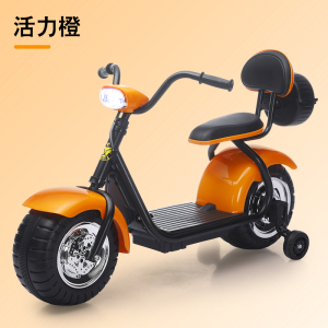 qk-306新款2-6岁电动车两轮电动儿童电动摩托车三轮车男女宝宝可坐人小孩玩具电瓶车奇客童车