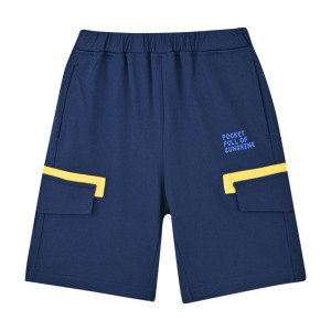 [1件3折]铅笔俱乐部童装2025夏装新款男童五分中裤中大童针织裤子儿童短裤