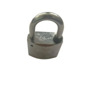 鼎鑫实业 DX-55 35mm*20mm 单通合金通开挂锁 (计价单位:个) 银色