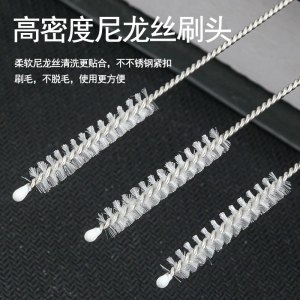 [补贴10%]吸管刷海绵婴儿奶瓶刷子清洁刷套装宝宝奶嘴刷杯刷清洗洗杯