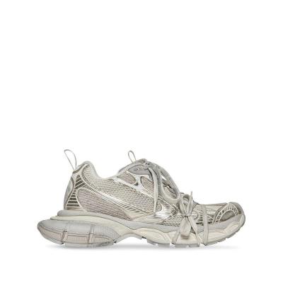 巴黎世家(Balenciaga)男款多色拼接网布加橡胶跑步鞋透气舒适运动