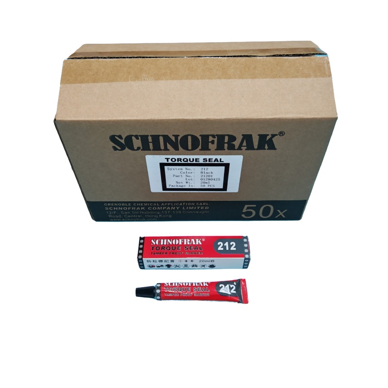 SCHNOFRAK 施诺法克螺丝锁固扭矩防松标记膏 212黑色20ml*50支 箱
