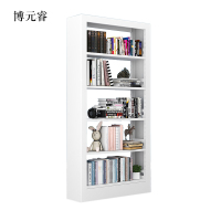 博元睿图书馆书架阅览室货架资料档案架钢制书架单面五层主架