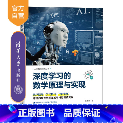 [正版]深度学习的数学原理与实现 王晓华 计算机深度学习算法开发算法原理