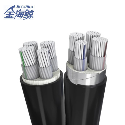 金海鲸 铠装低压铝电缆YJLV224×35+1 米