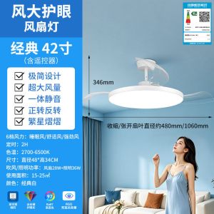 飞利浦简约现代风扇吊灯三档调光家居灯具