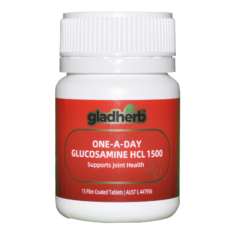 澳洲gladherb氨糖维骨力15粒/瓶装(旅行装)原装进口氨基葡萄糖关节润滑中老年保护关节 膳食营养补充剂