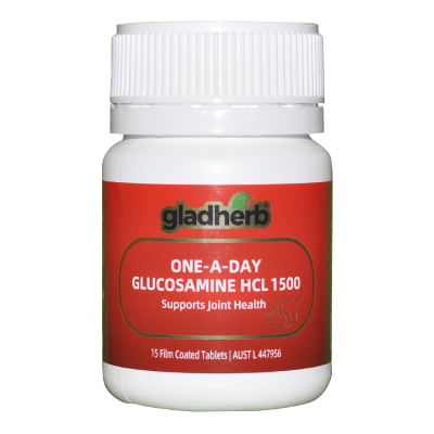 澳洲gladherb氨糖维骨力15粒/瓶装(旅行装)原装进口氨基葡萄糖关节润滑中老年保护关节 膳食营养补充剂