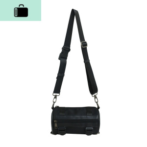 时尚潮流单肩包男蹦迪包学生跨包个性潮牌斜挎包女工装运动背包NEW LAKE 黑色男士斜挎包