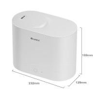 格力加湿器卧室静音除菌办公室桌面低噪细雾增湿机小型香薰机2升大雾量加湿 上加水设计/活性炭过滤SC-2005