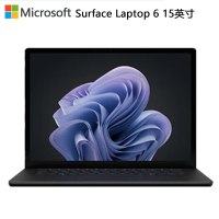 微软Surface Laptop6 15英寸2.2K高色域触控屏笔记本电脑 AI PC 典雅黑 Ultra7 64G 1T