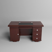 臻远 ZY-BGZ-23 办公桌木质贴皮油漆办公桌经理桌1.4米