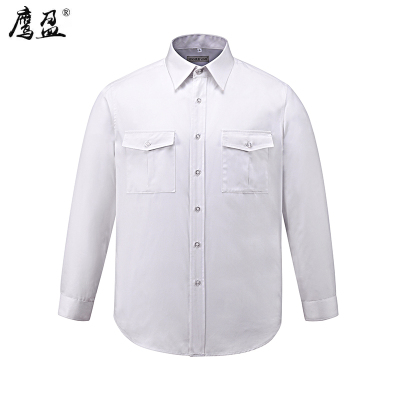 鹰盈 长袖白色衬衣 (可定制) YY0255 件