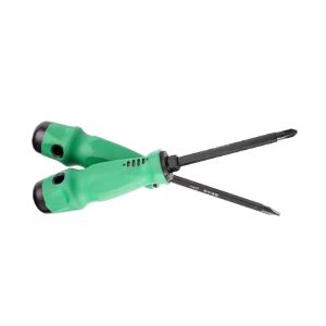 迅乘 GZ-600 两用螺丝刀 十字一字改锥 6mm*190mm 1把 绿色