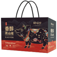25年鲜颂坊黑猪肉898型-猪事亨通