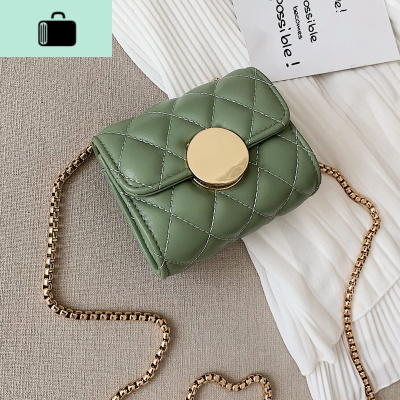 迷你小包包女2020新款潮韩版百搭斜挎包菱格链条网红高级感小方包NEW LAKE女斜挎包