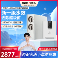 安吉尔家用净水器母婴直饮机纯水直饮式净水机5年长效RO反渗透厨下式过滤器玉龙Pro1000GSE+Y3611管线机