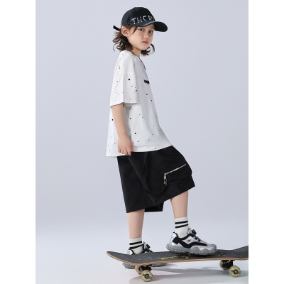 男童夏季短袖T恤韩版洋气儿童夏款半袖2025新款大童装夏装潮t