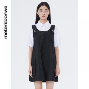 [1件3折价:99]美特斯邦威女休闲工装连衣裙