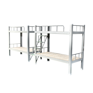 铭威盾钢制组合床两连体双层铁床 全拆装上下铺上床下桌学生公寓床铁床