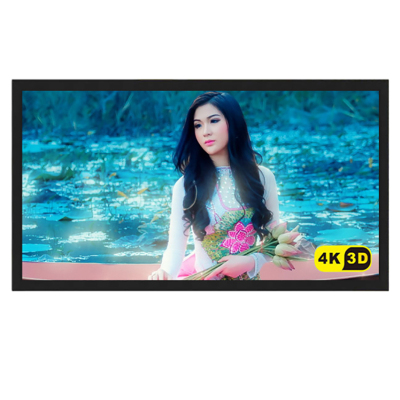 经科JK画框投影幕布投影机小边框N4-FL/W1玻纤白幕92寸16:10